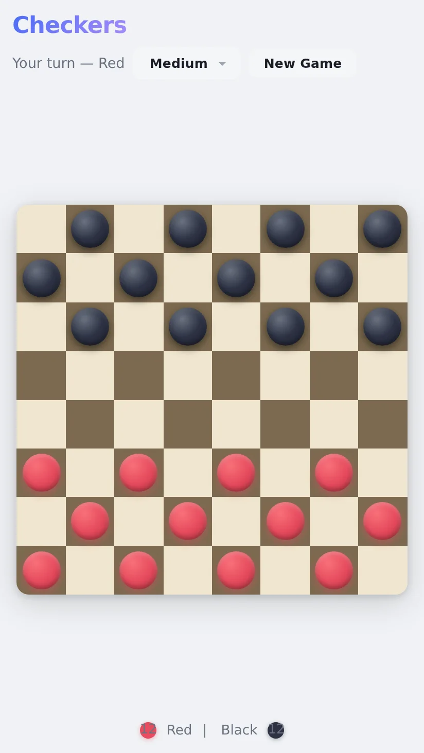 A frame from Checkers