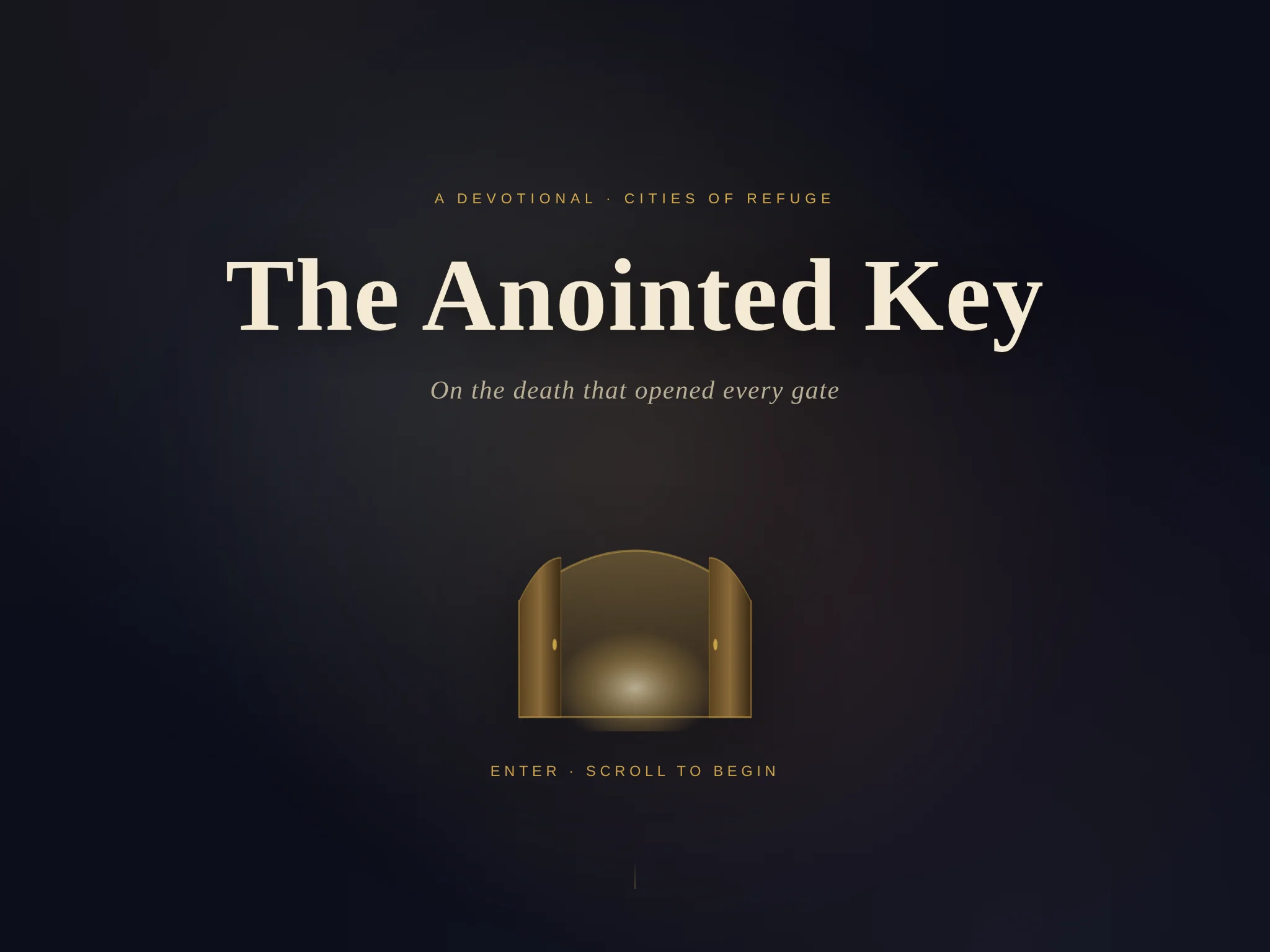 A frame from Anointed Key — a Devotional
