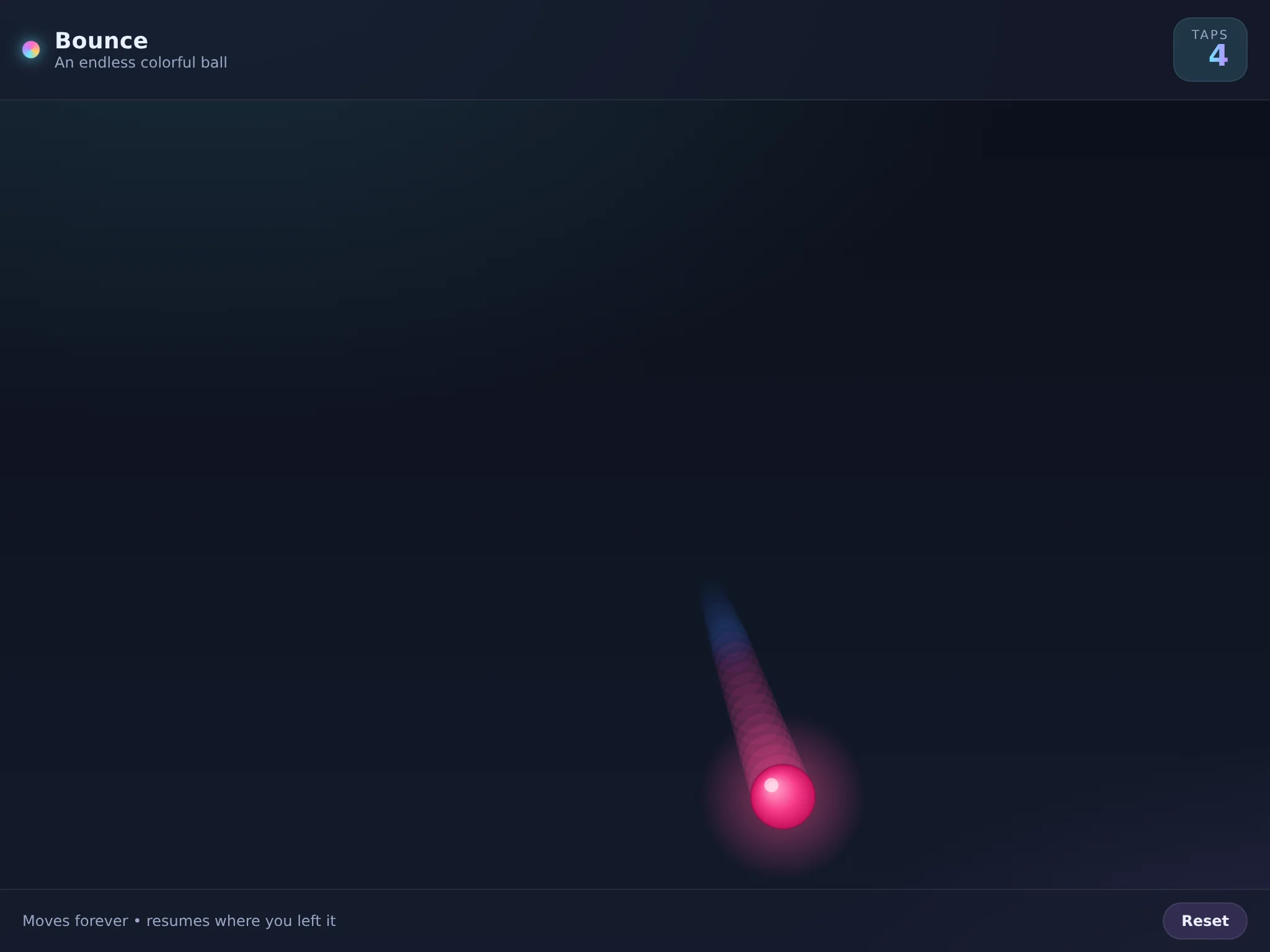 A frame from Bounce — Endless Ball