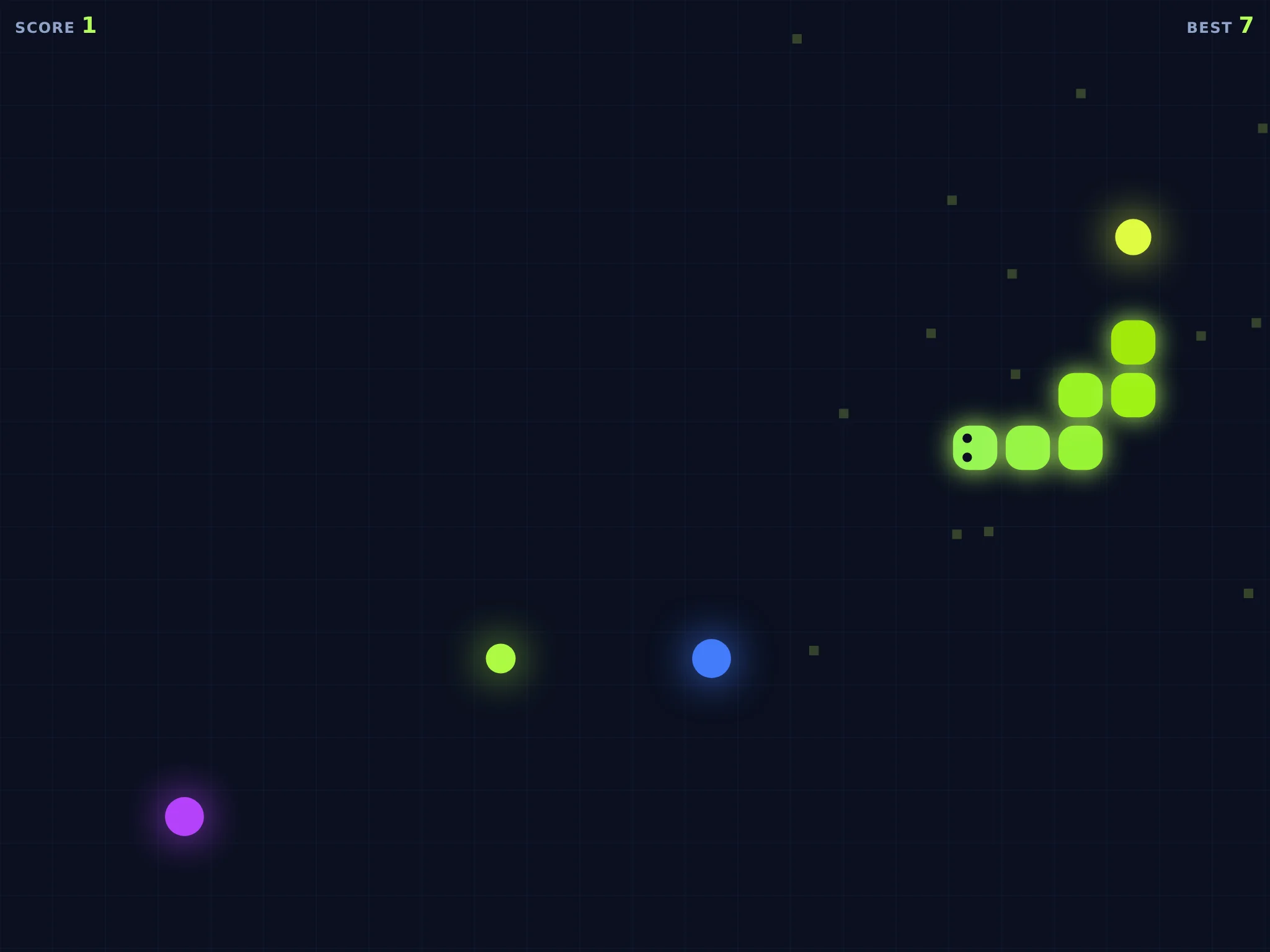 A frame from Tiny Snake