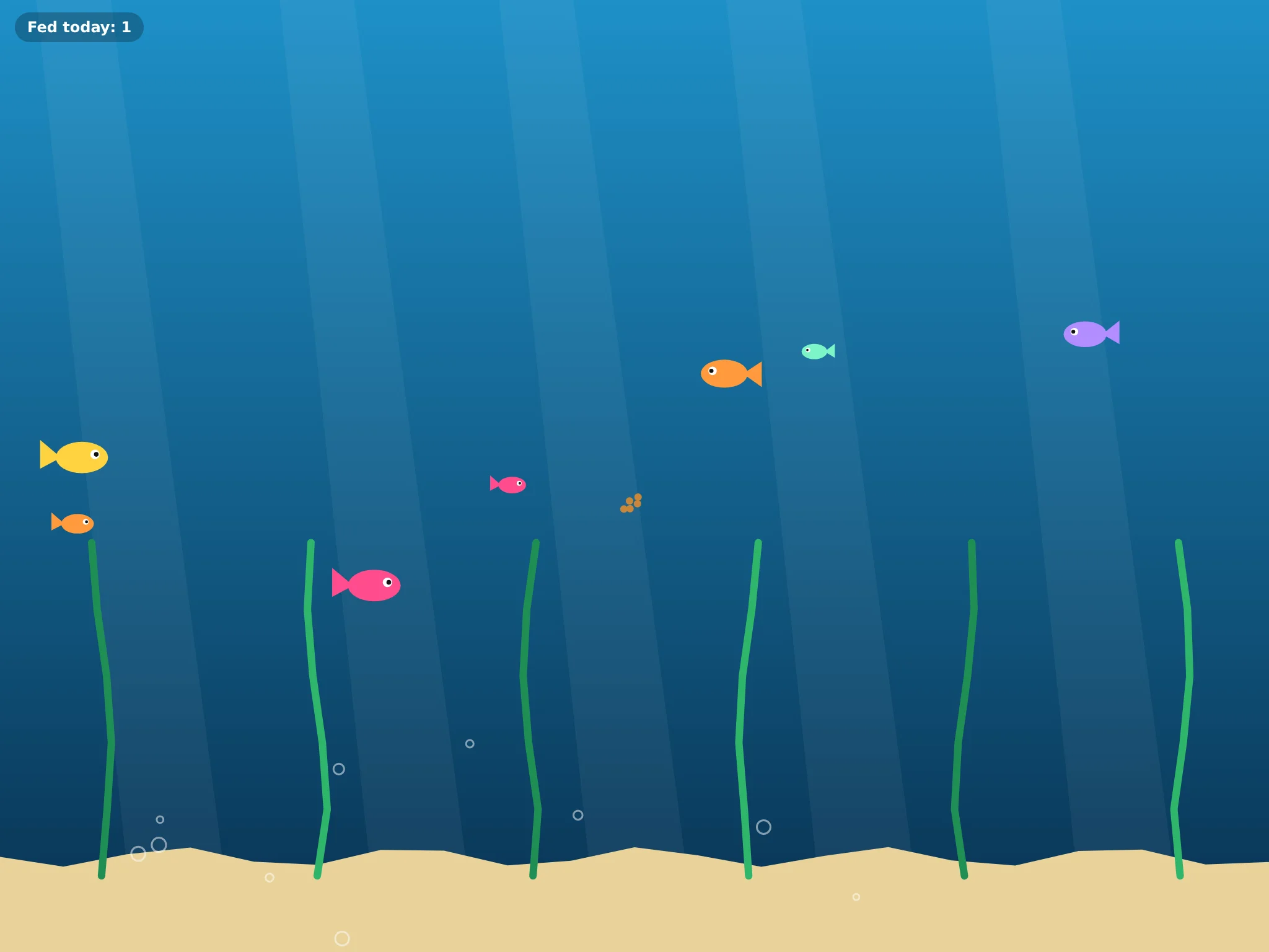 A frame from Pocket Aquarium