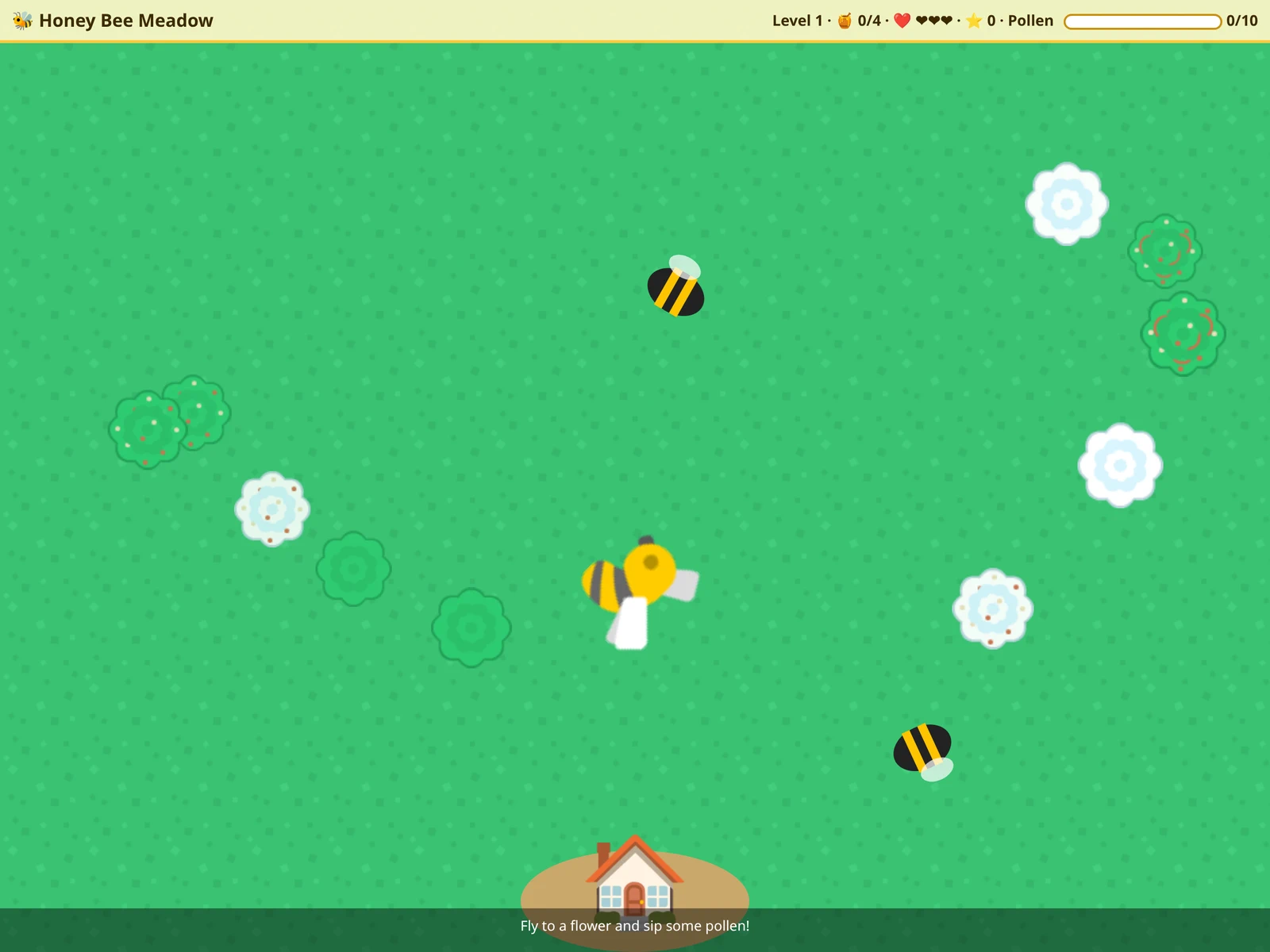 A frame from Honey Bee Meadow