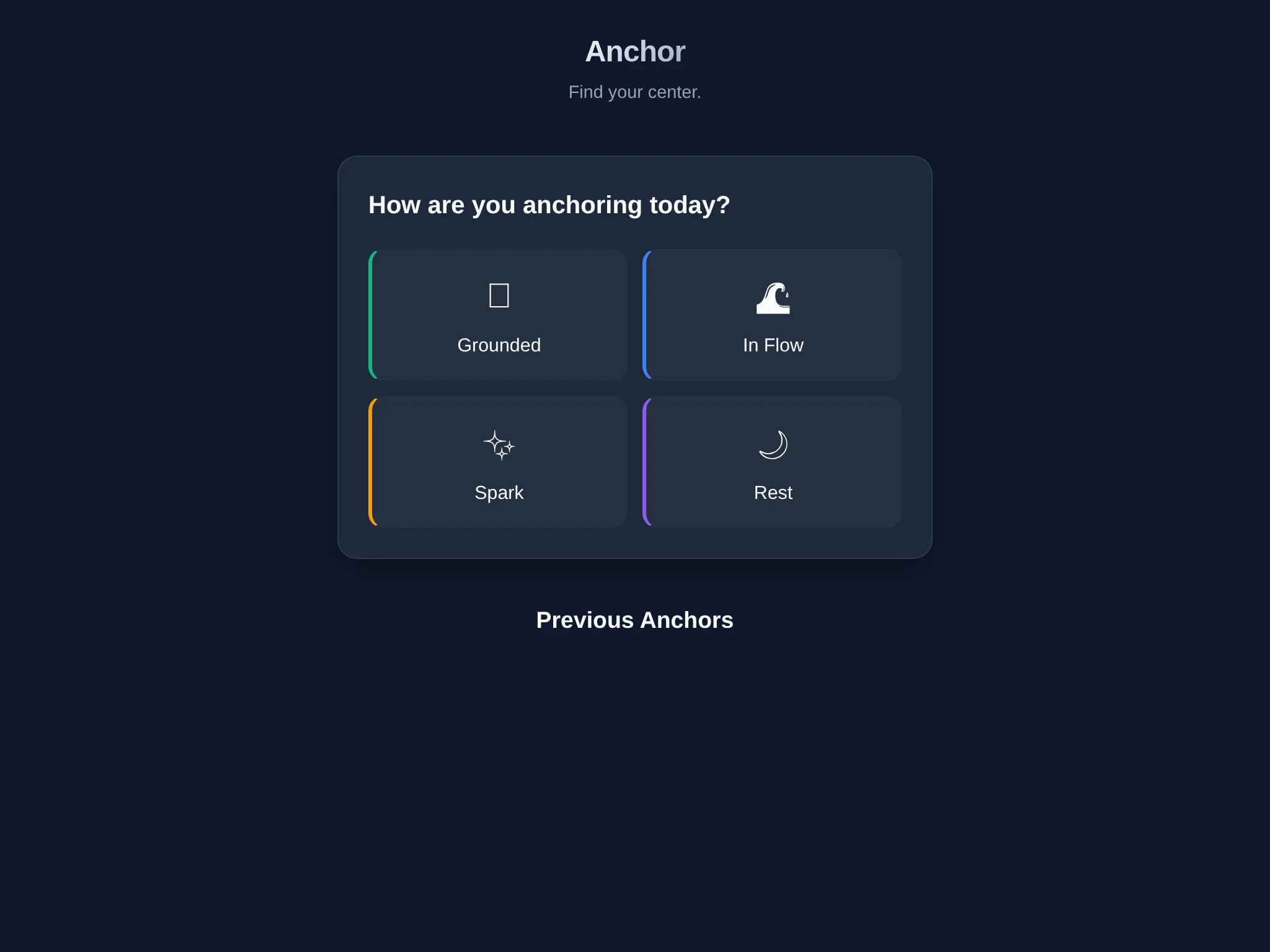 A frame from Anchor