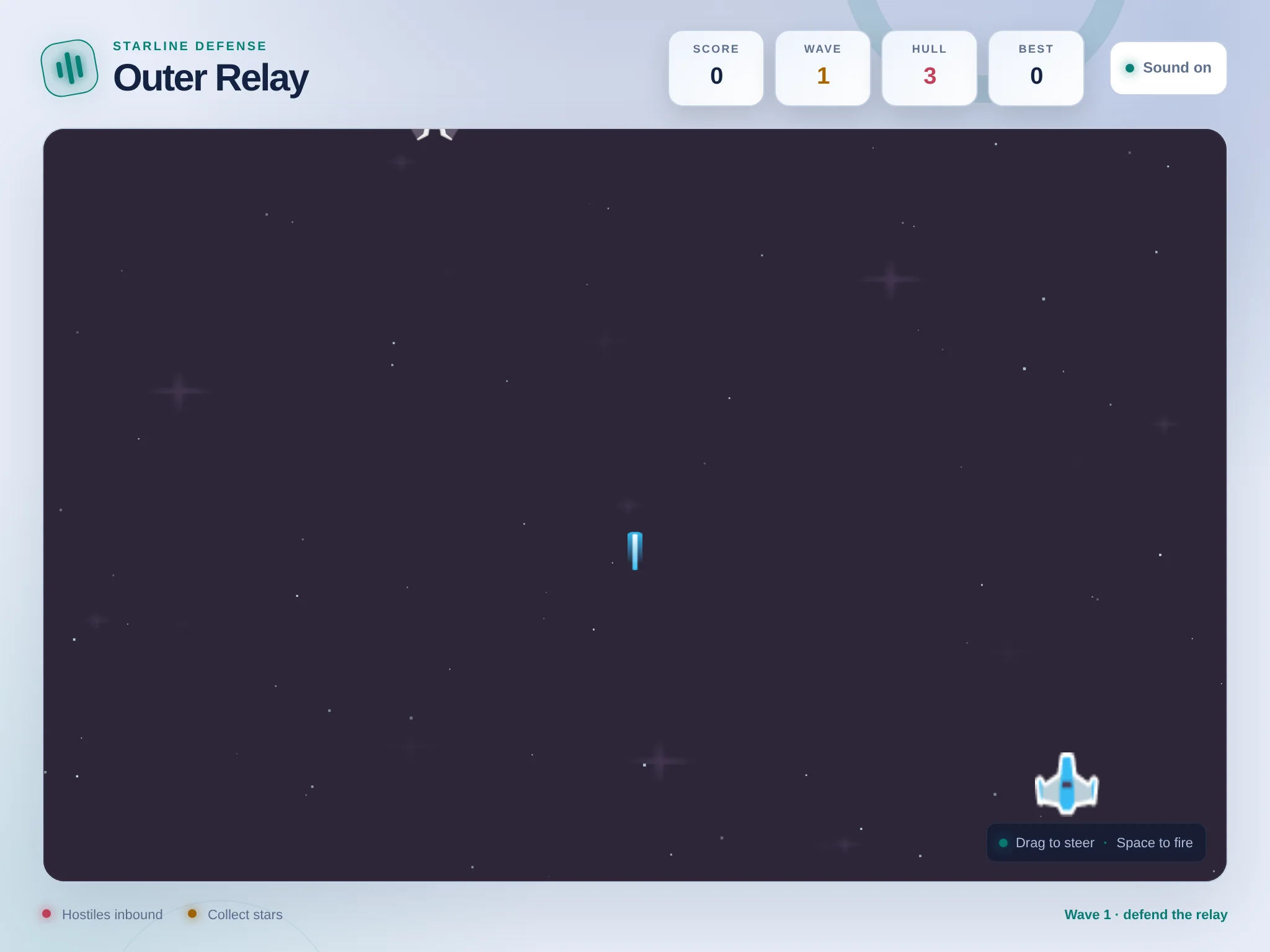 A frame from Starline Defense