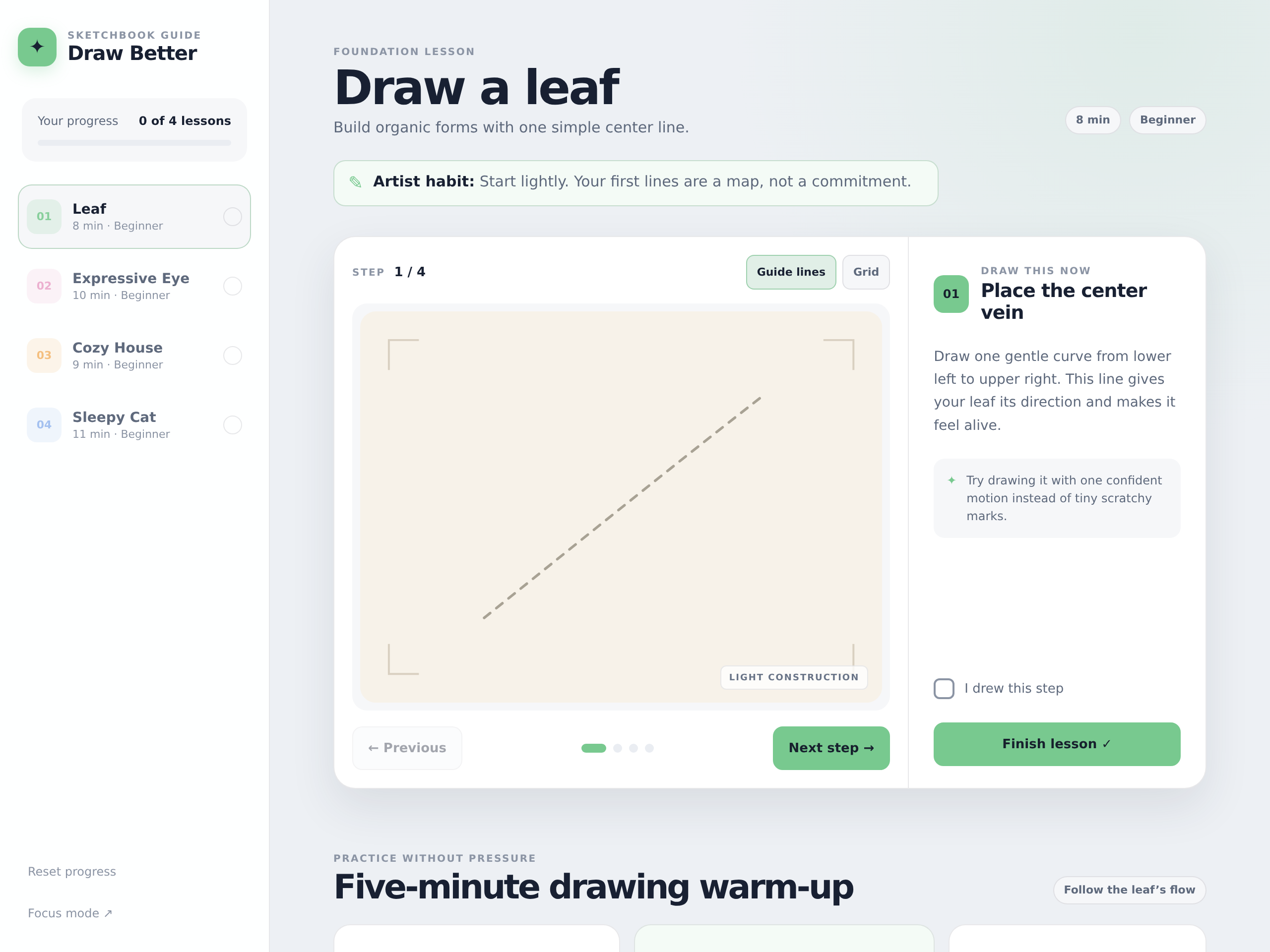 A frame from Draw Better — Step-by-Step