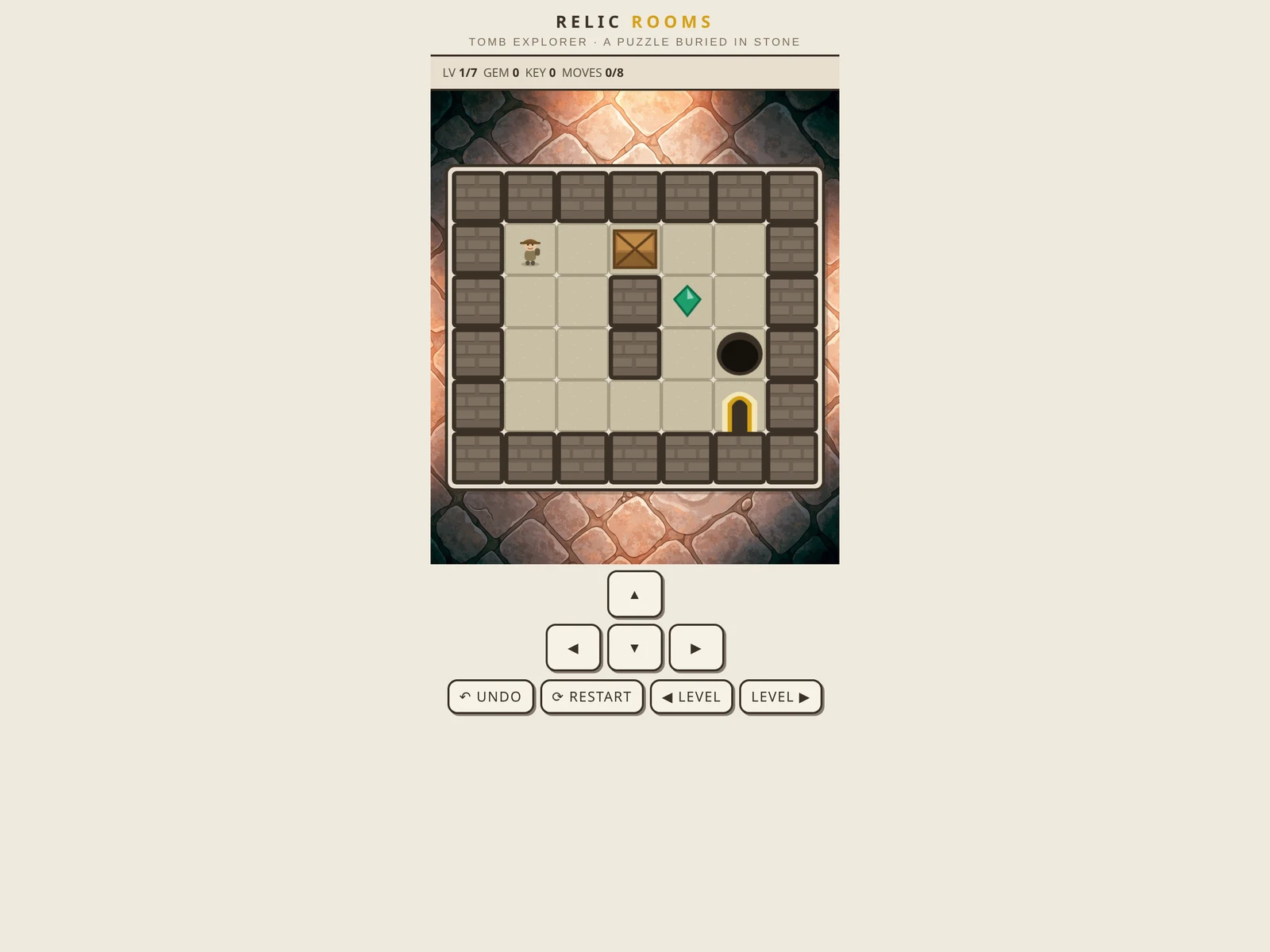 A frame from Relic Rooms