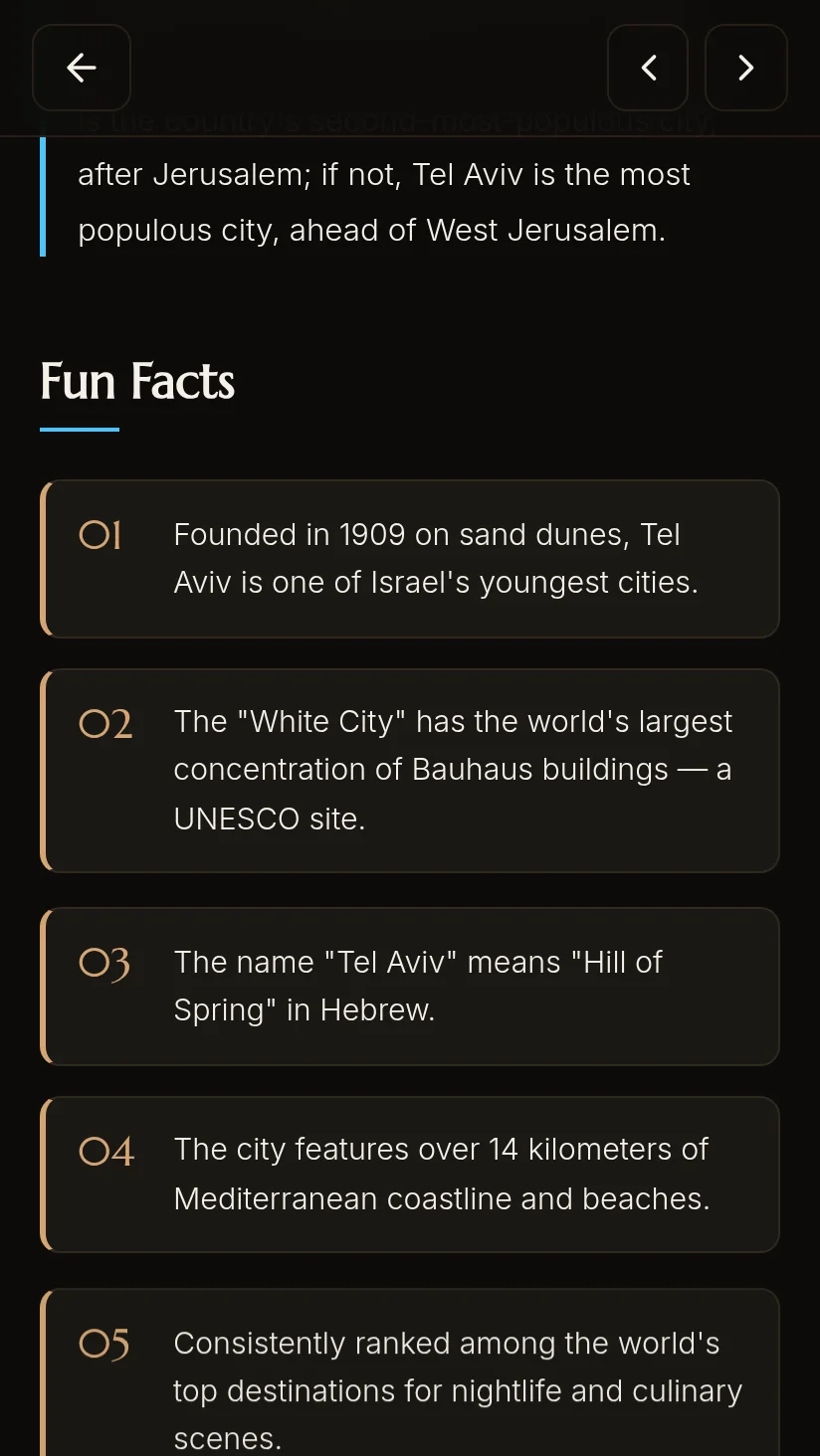 A frame from Israel Tour